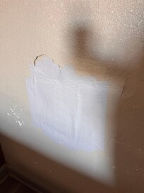 Duct tape over holes in the walls…there was more I just didn’t take more pictures