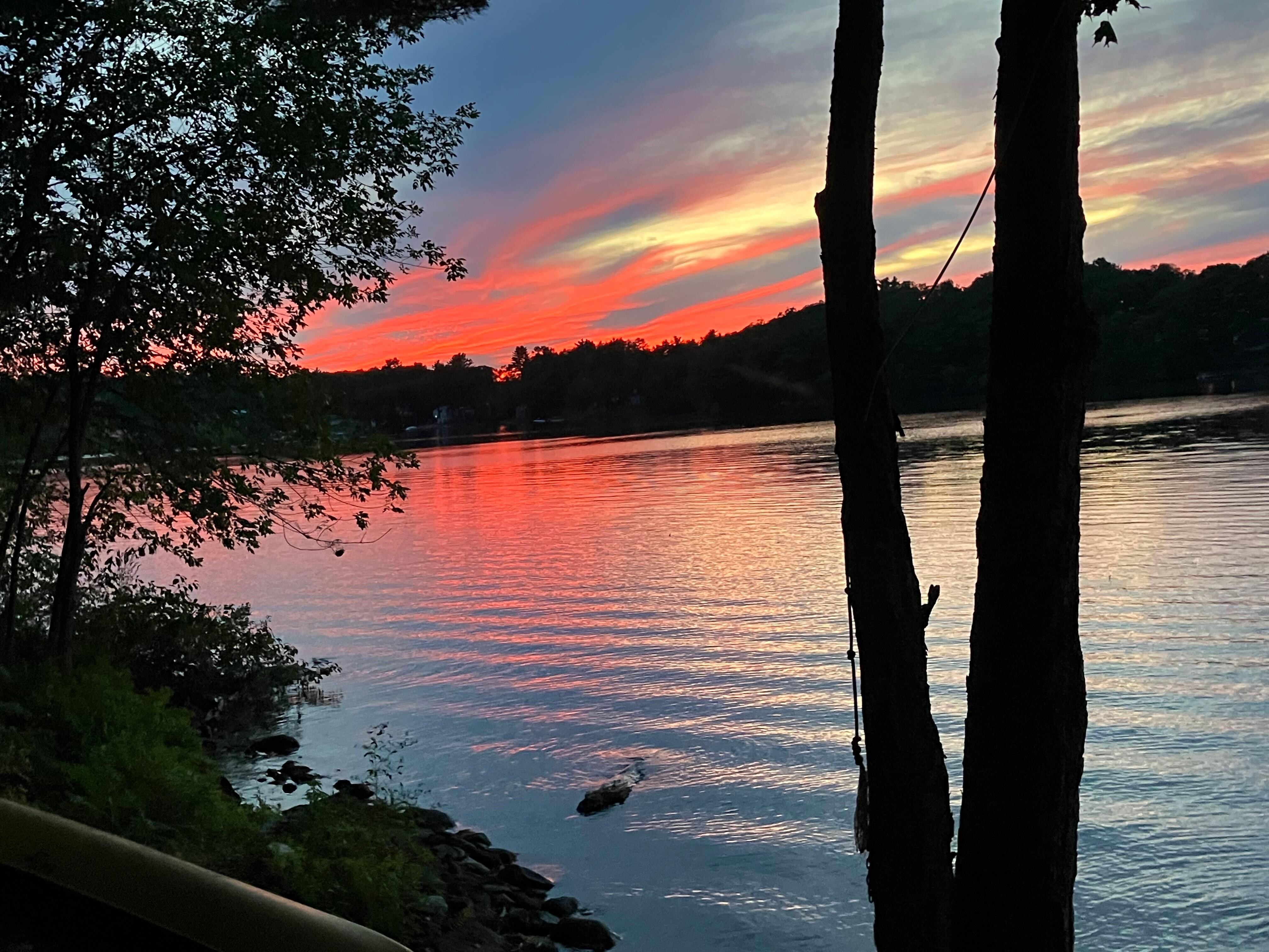 Sunset on our last night