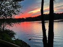 Sunset on our last night