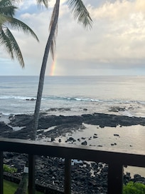 Rainbow on our first morning!