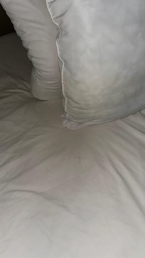Yellow stained pillow