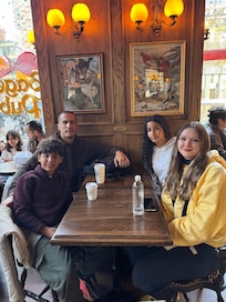 Breakfast around the block