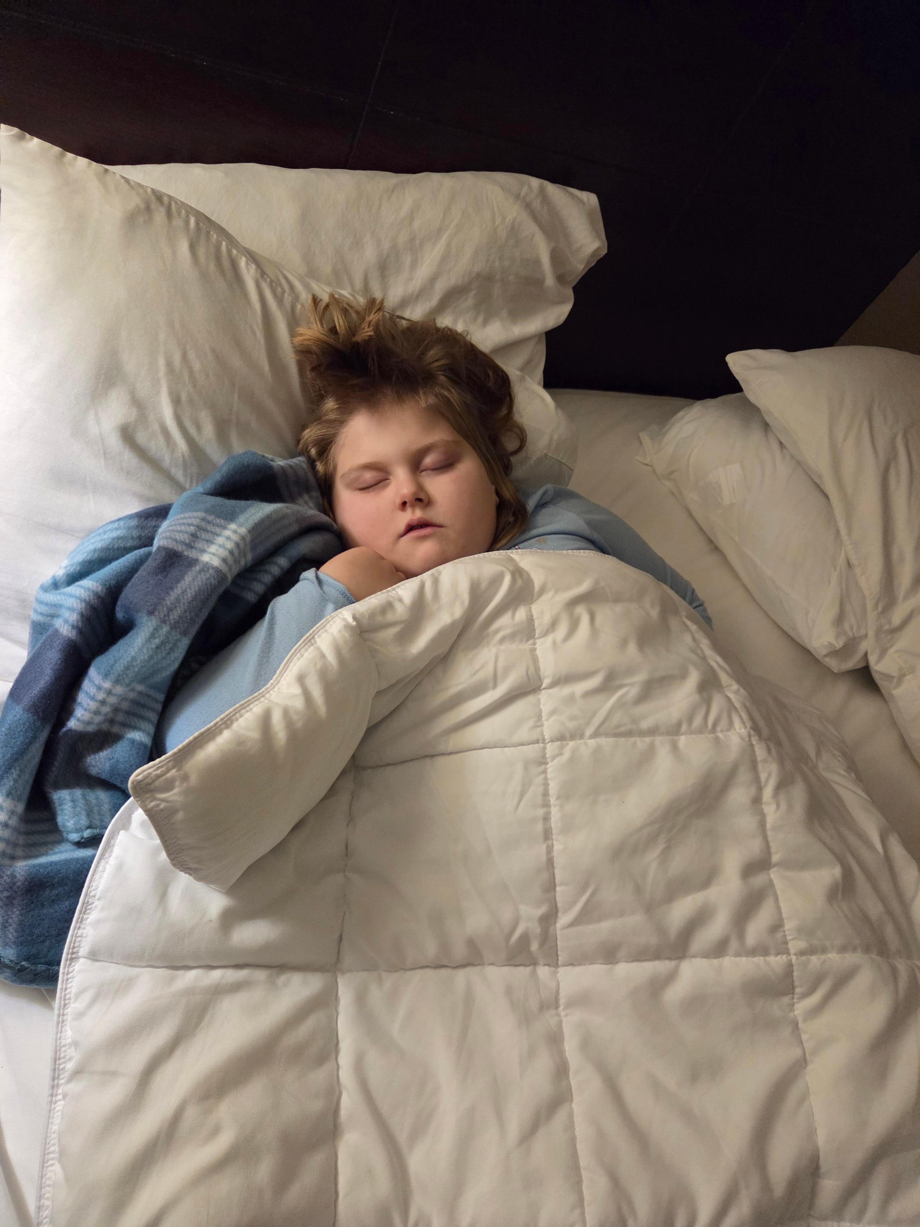 My daughter enjoyed the pool she wore herself out