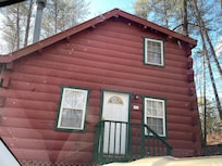 An overhand at the door would have been helpful during downpour and having trouble getting door unlocked