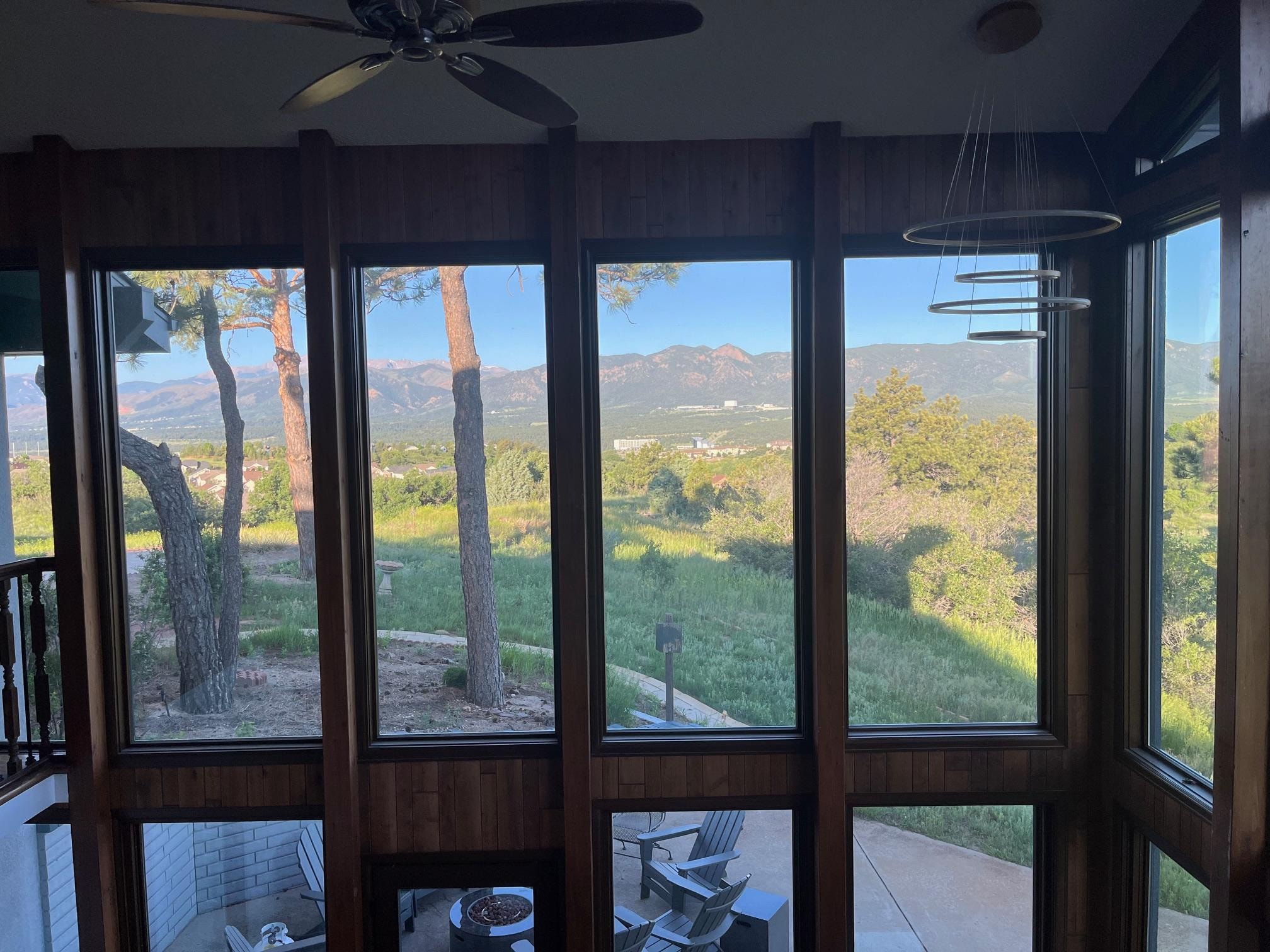 Kitchen view to the South