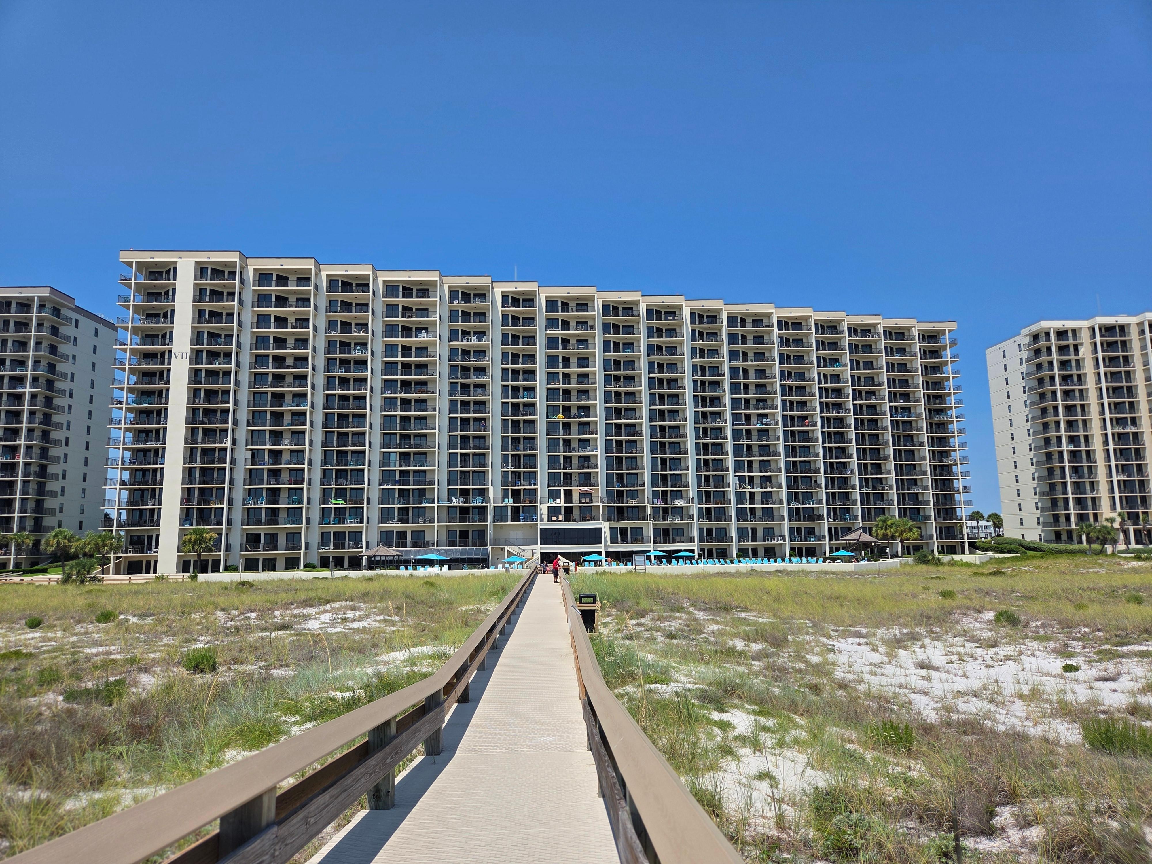 Walk back from beach