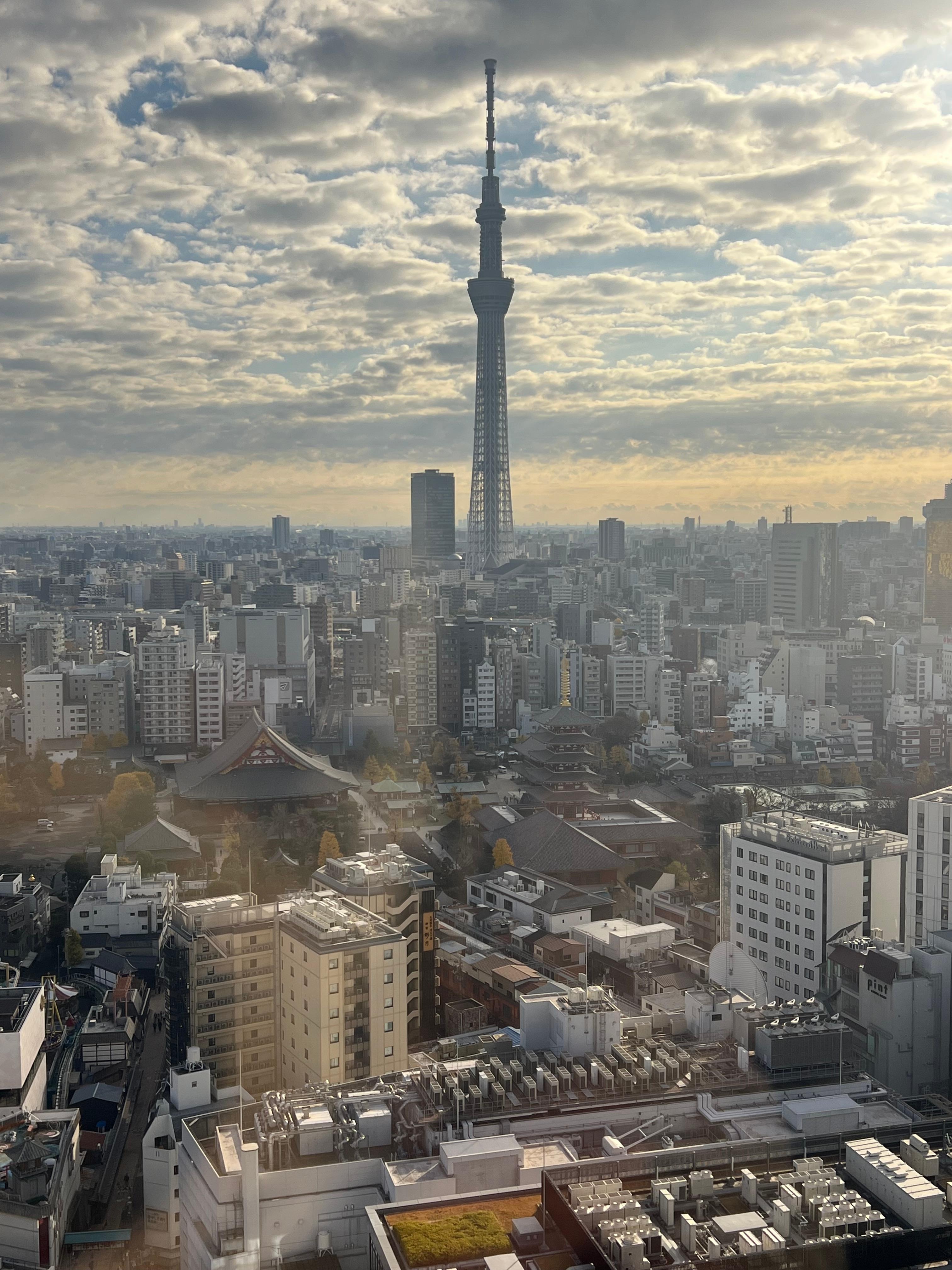 Skytree from Musashi Breakfast Room