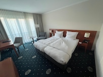 Very spacious room with a working area if required.