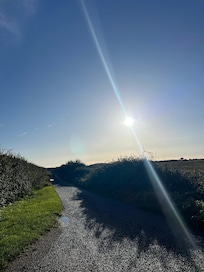 Morning walk and good for gravel bikes