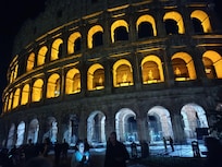 Coliseo iluminado