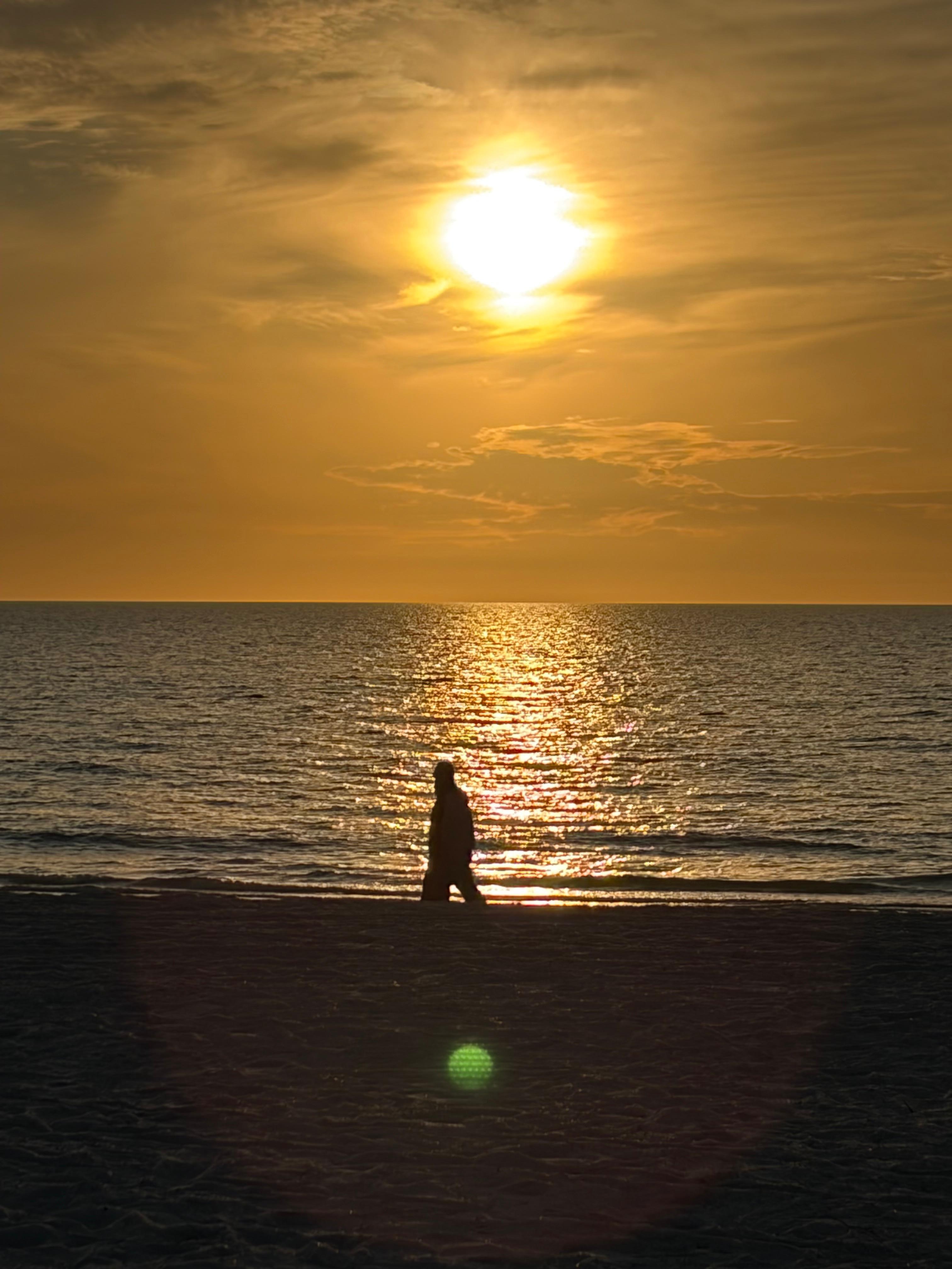 Sunset at Cortez Beach