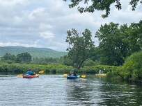 Kayaking on Algonquin Lake