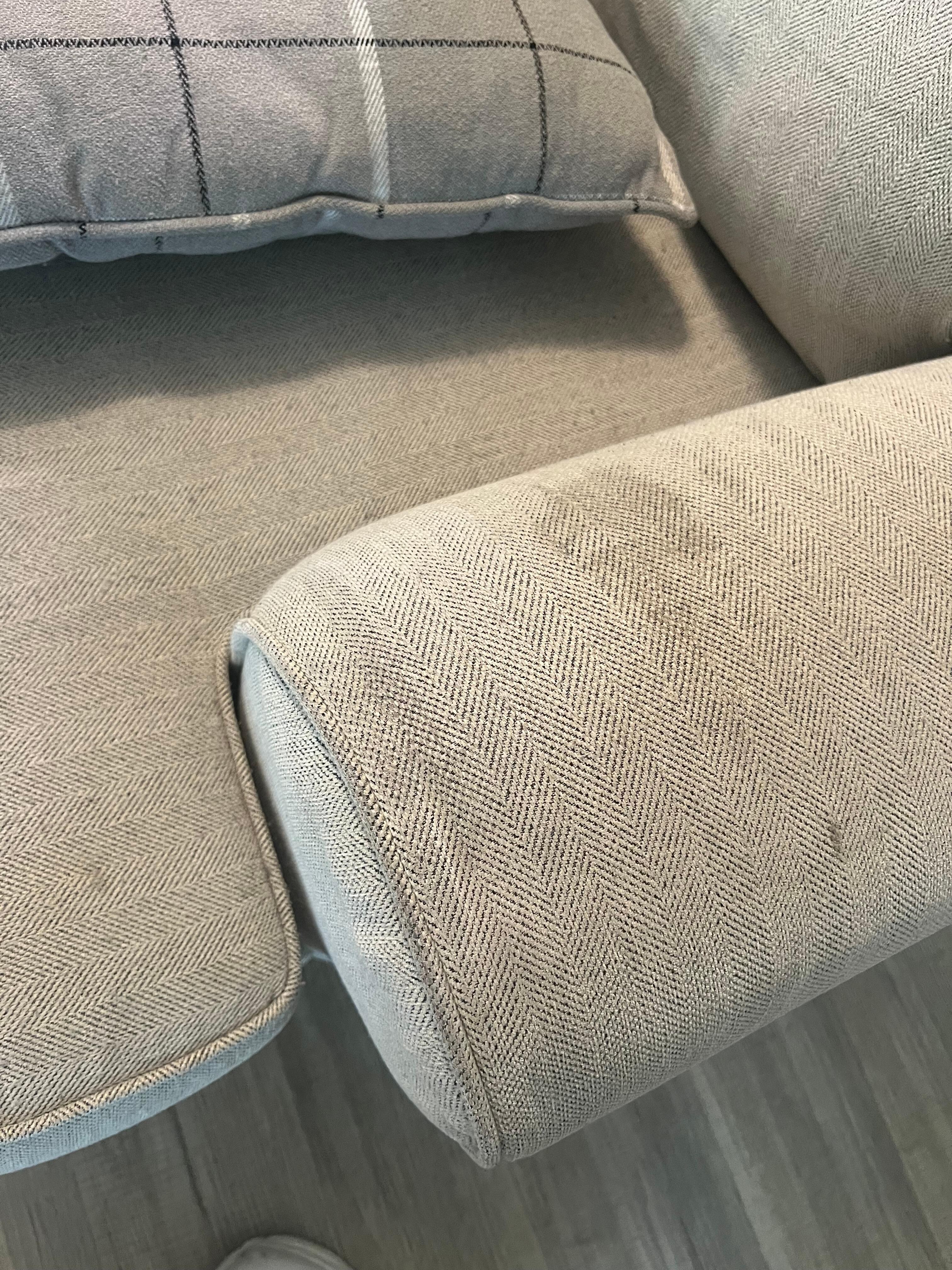 Stained sofa
