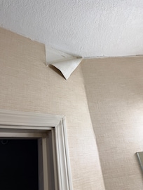 Peeling wallpaper