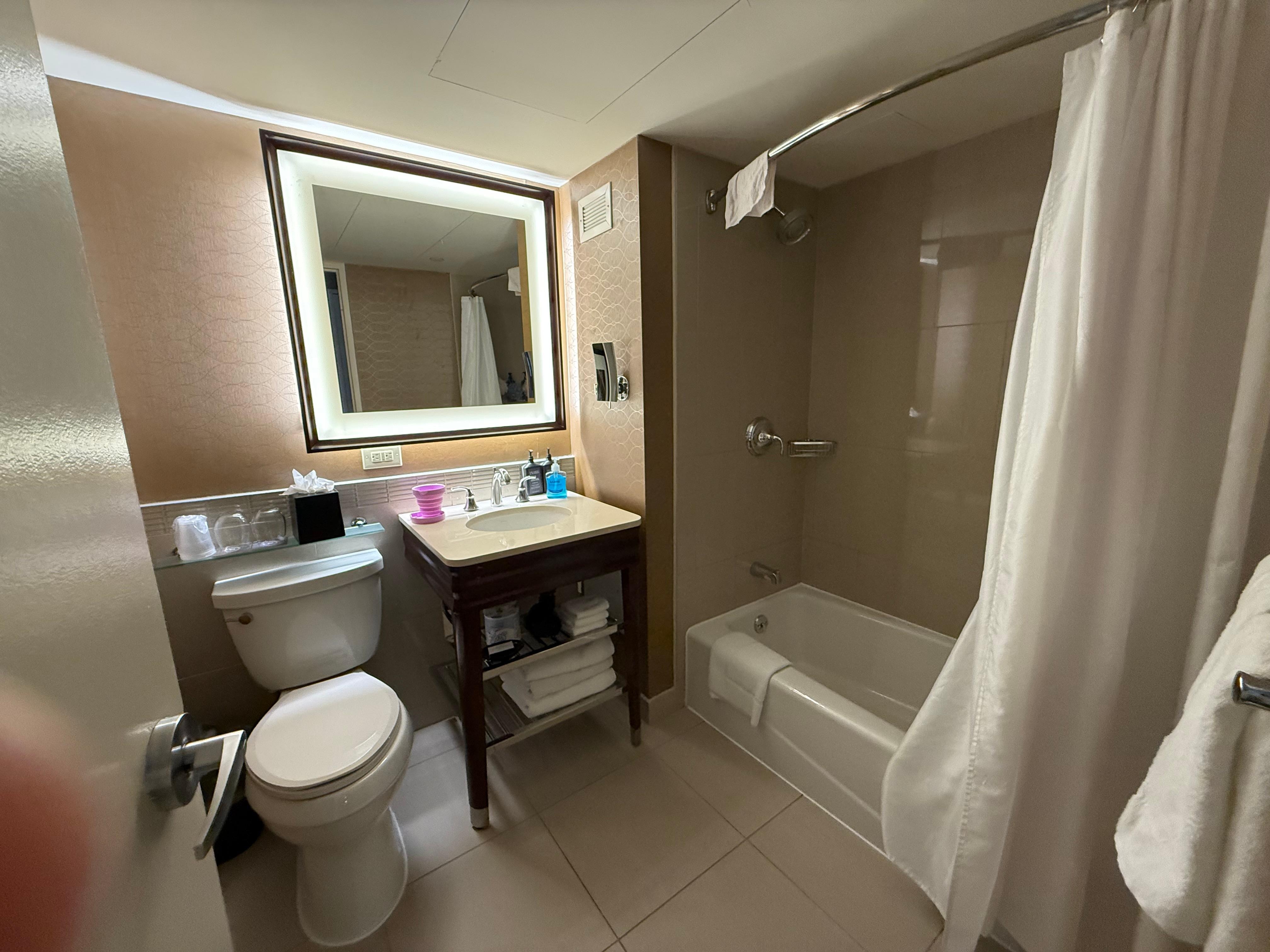 Clean bathroom