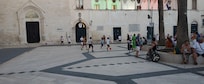 Children paying soccer