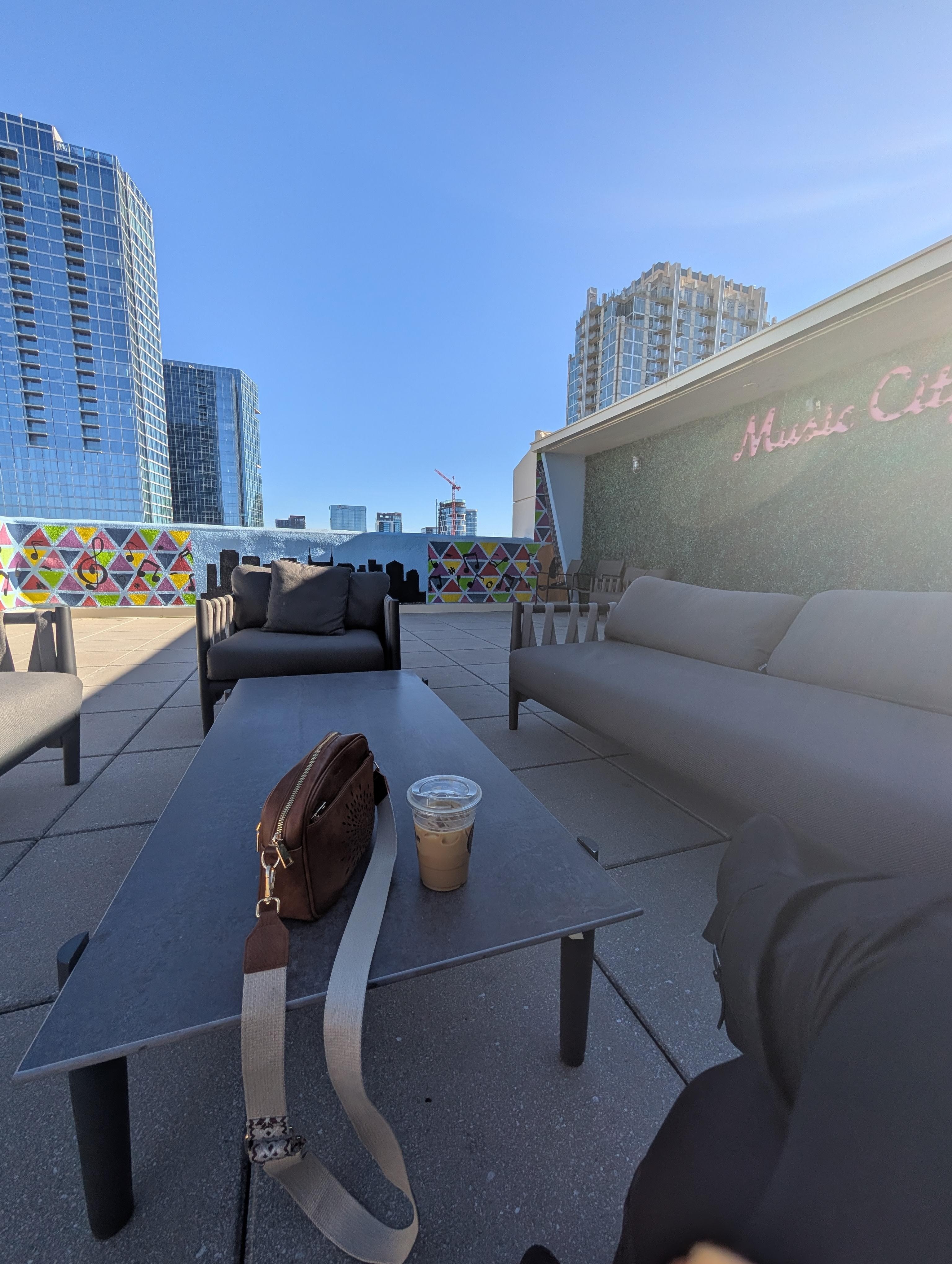 Rooftop lounge was perfect 