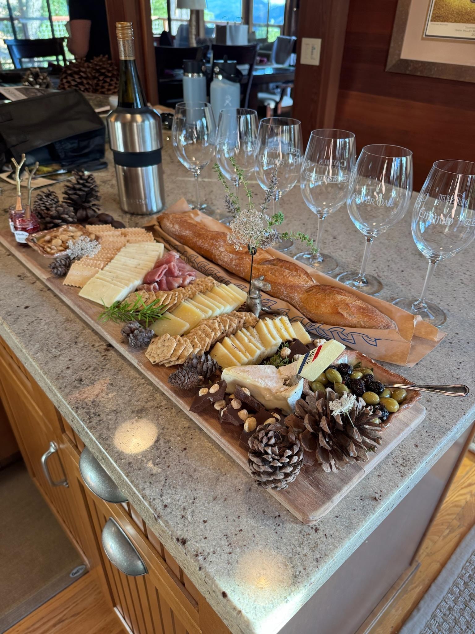 time for charcuterie and wine 