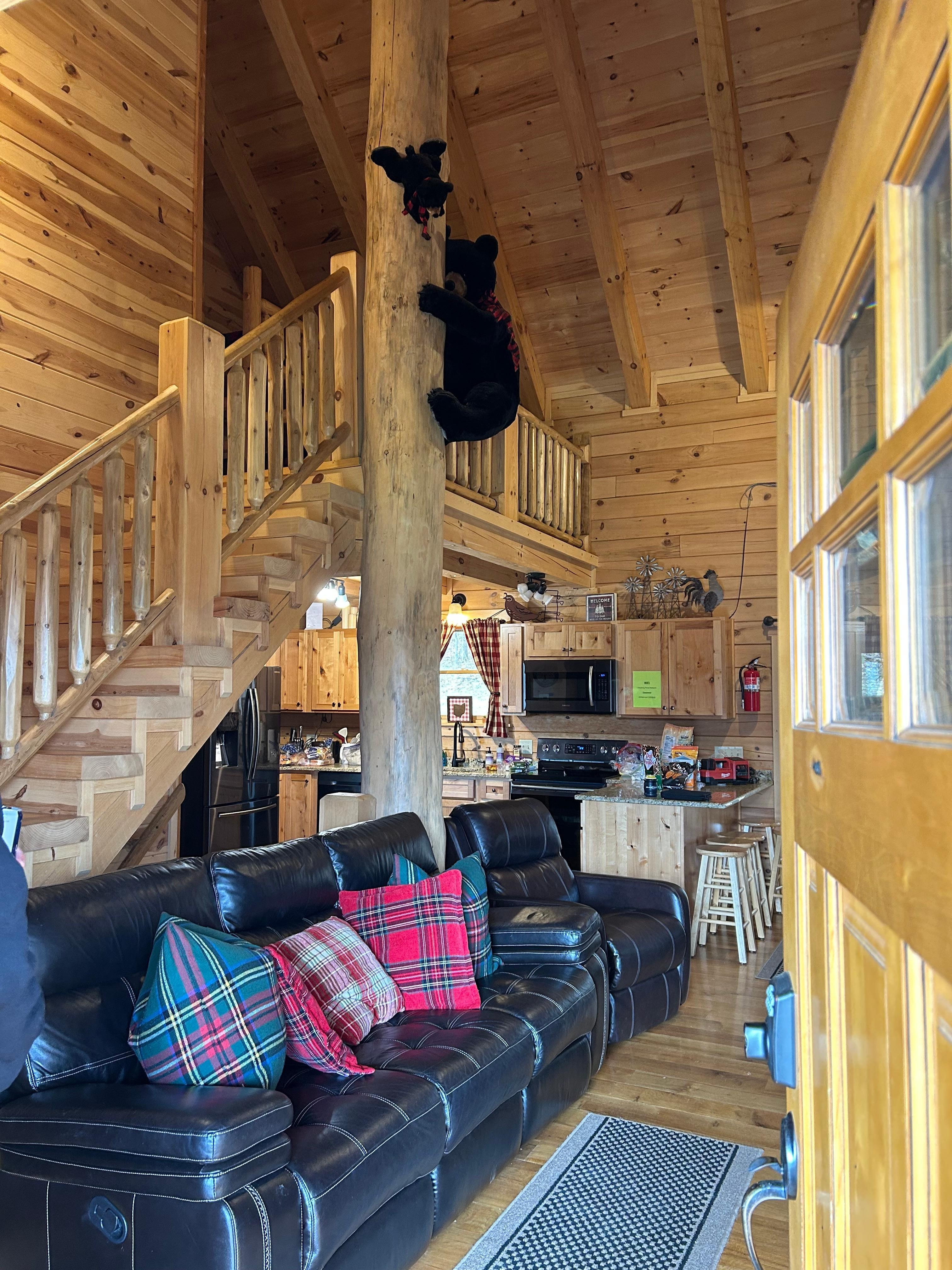 View when you open the front door 