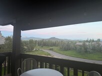 Unbelievable views from the condo balcony!