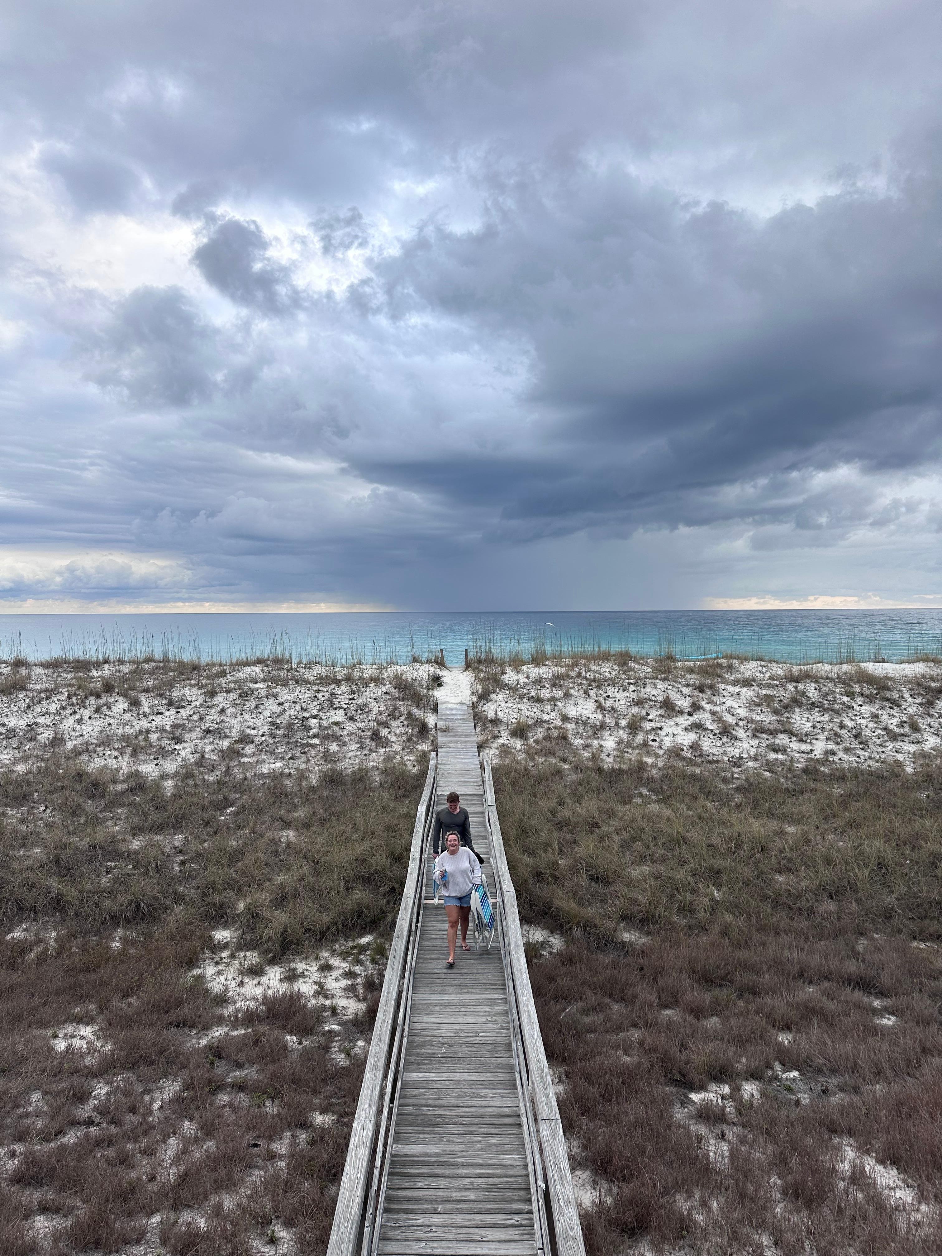 board walk to the beach