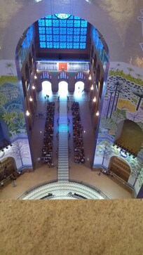 Vista da cúpula da basílica de Aparecida #eunacupula