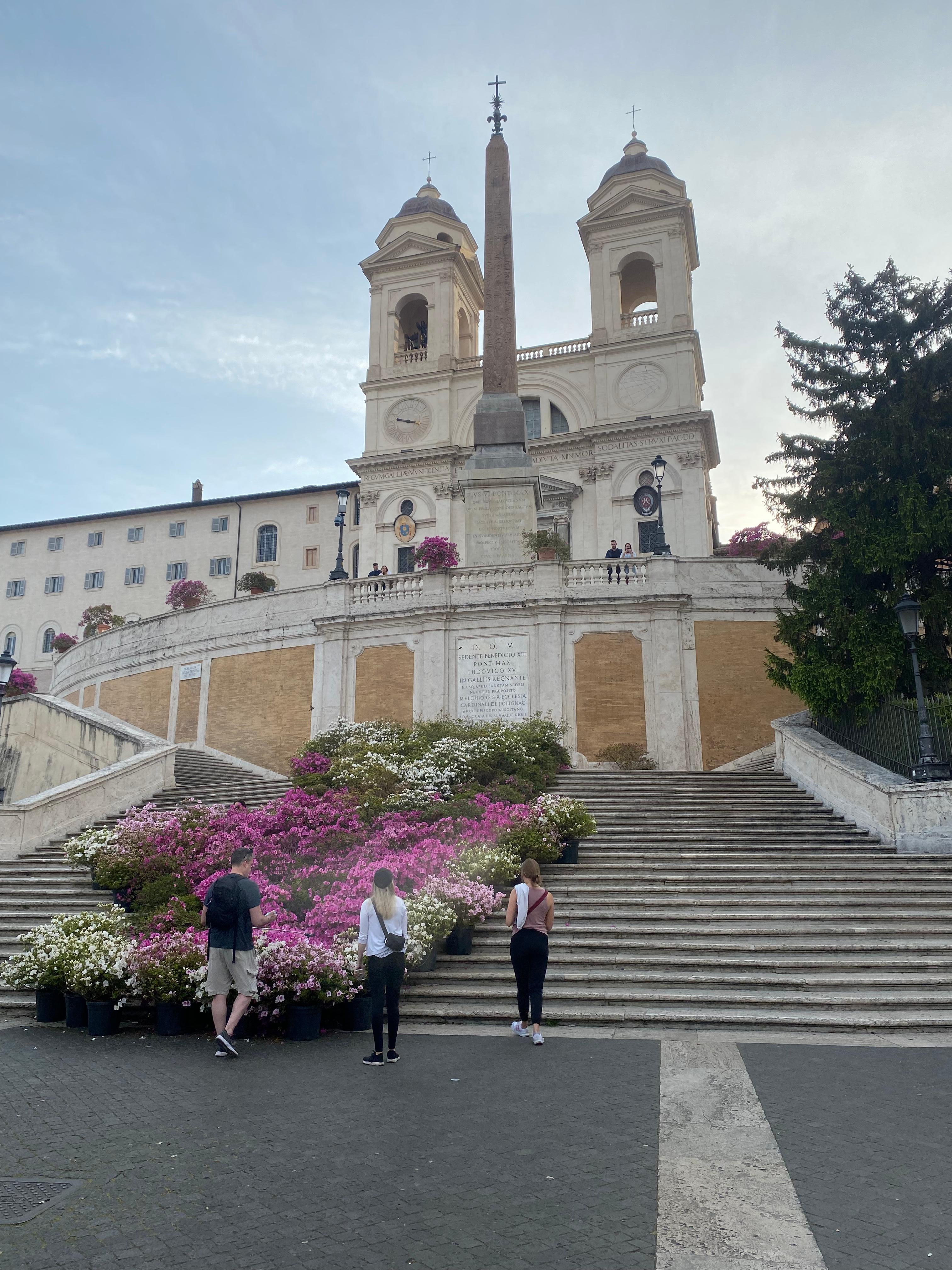 Spanish Steps at 7.30 am