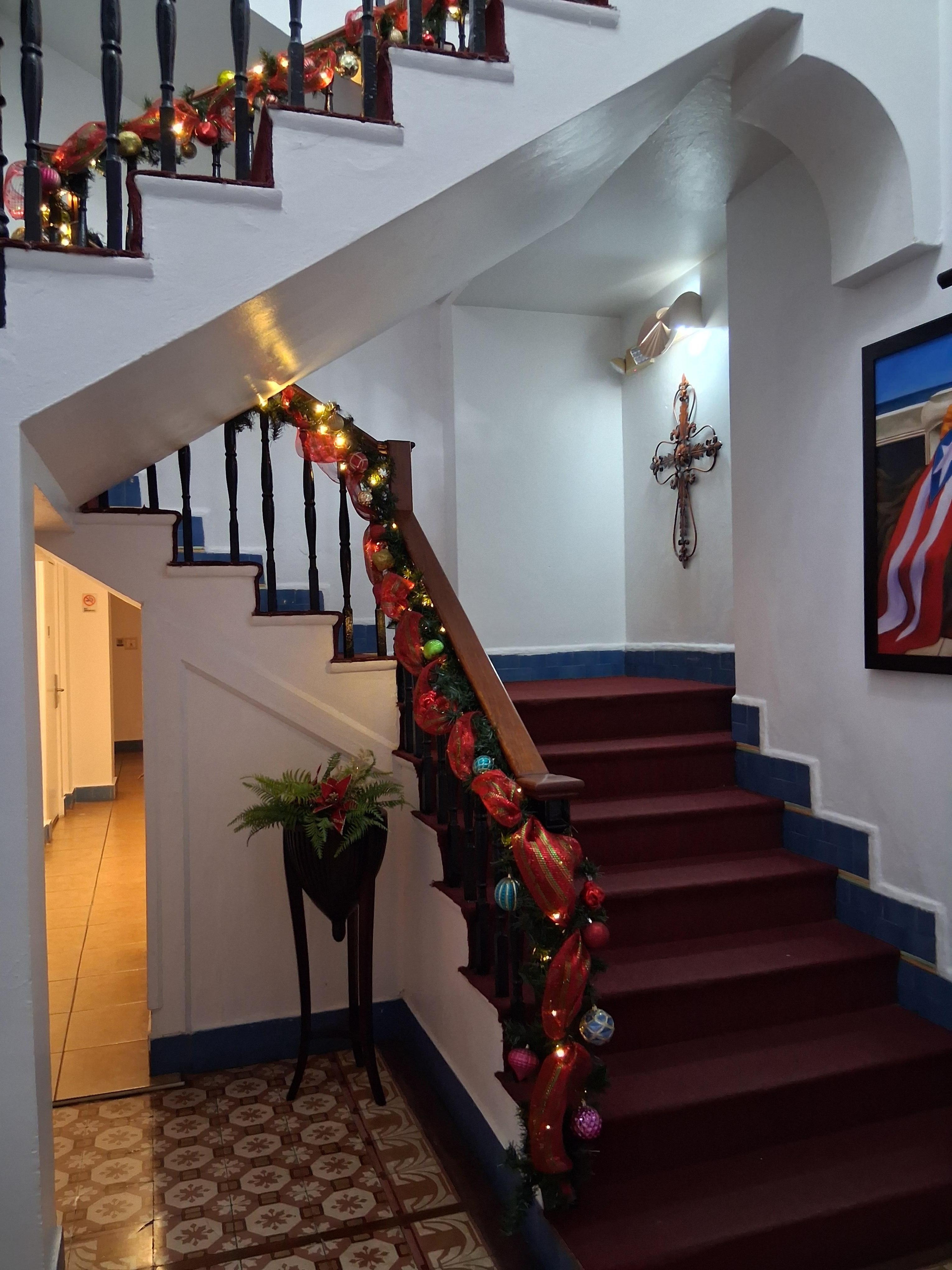 Parte interior de la posada el cual era un convento  Perfecto para descansar. 