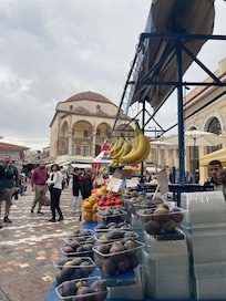 Square near flea market.