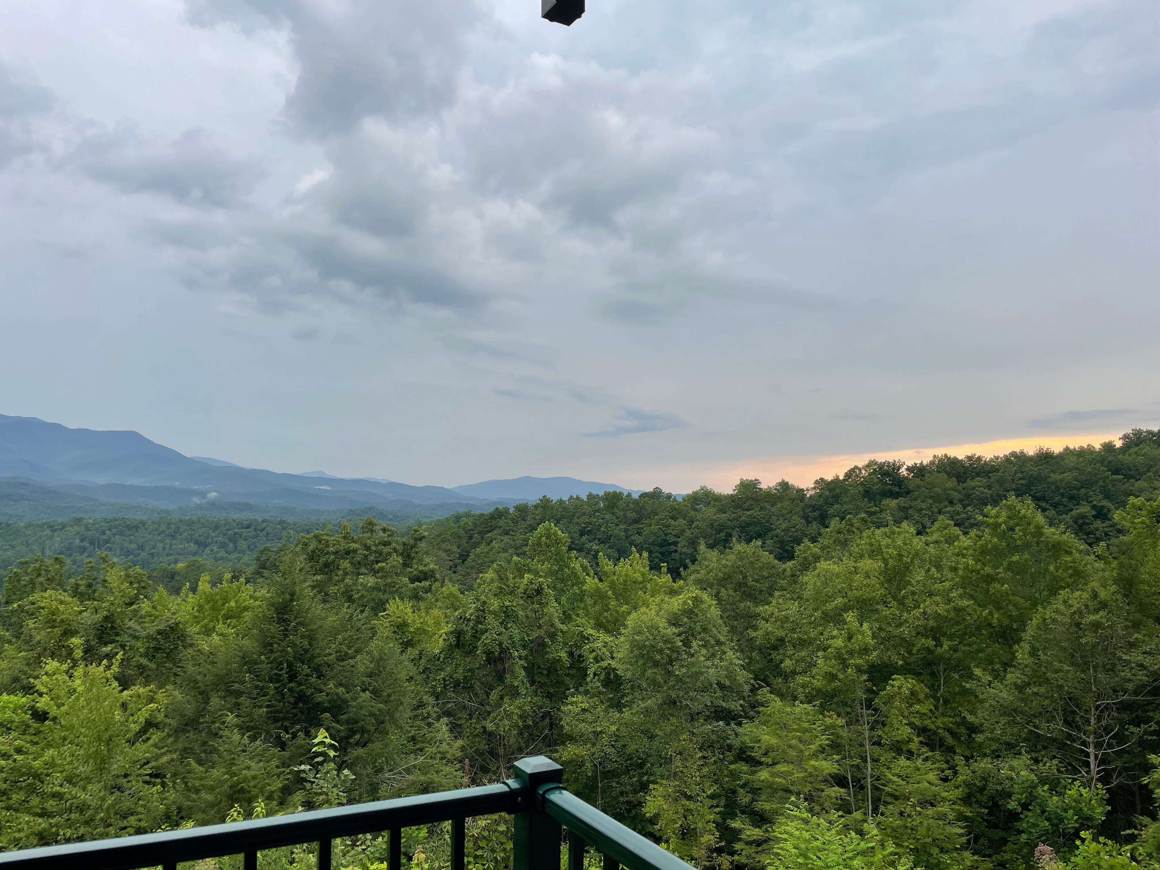 Never the same view twice. Mountains appeared and disappeared with the cloud changes