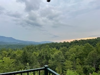 Never the same view twice. Mountains appeared and disappeared with the cloud changes