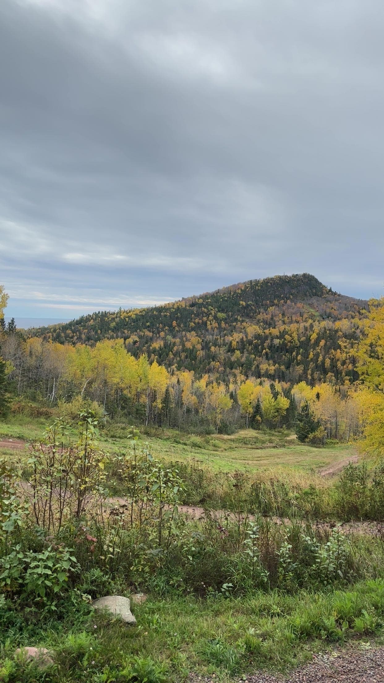 view from the parking area!