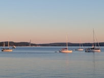 Sunset in the harbor