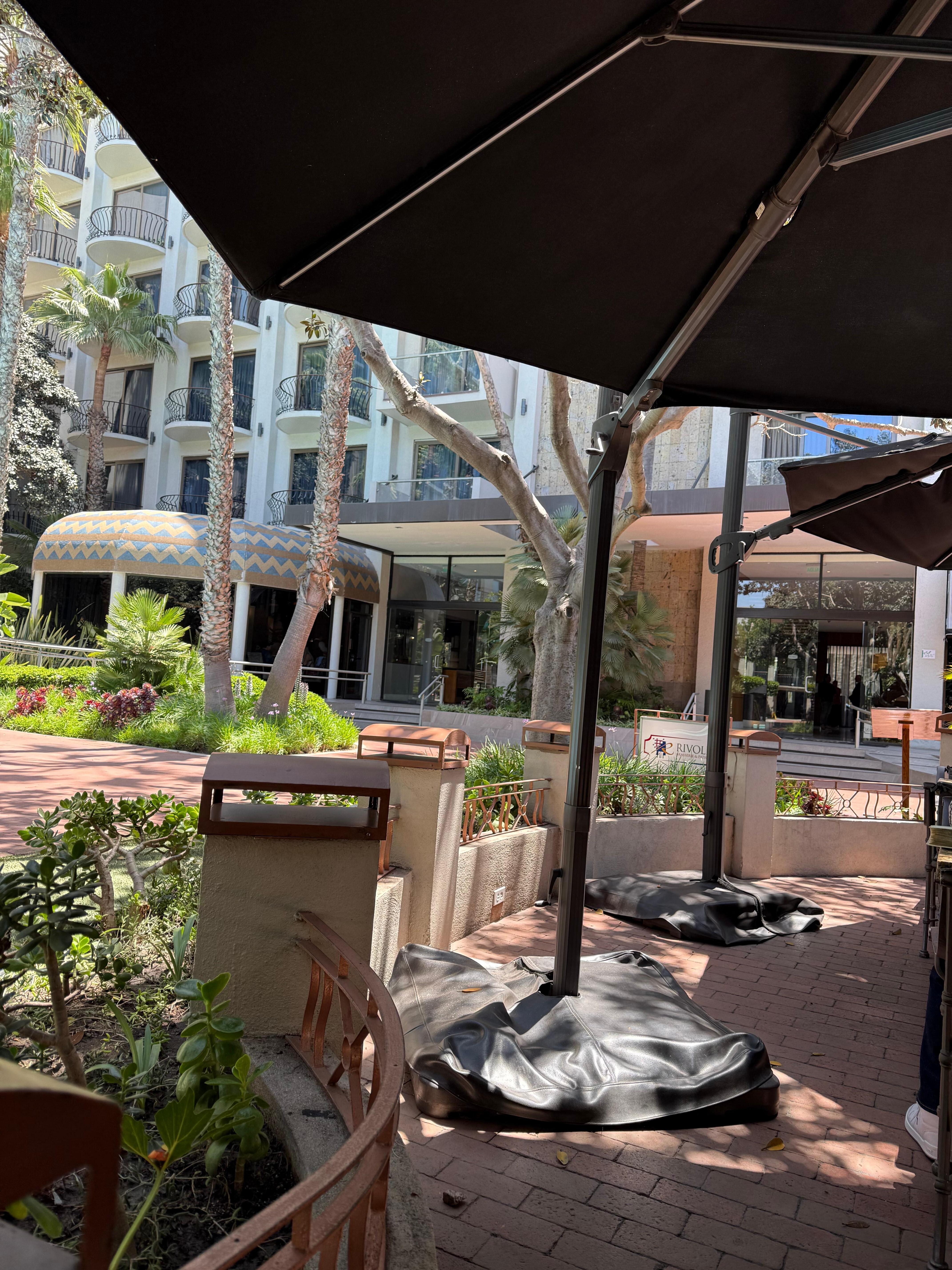 Rivoli Restaurant outside terrace 