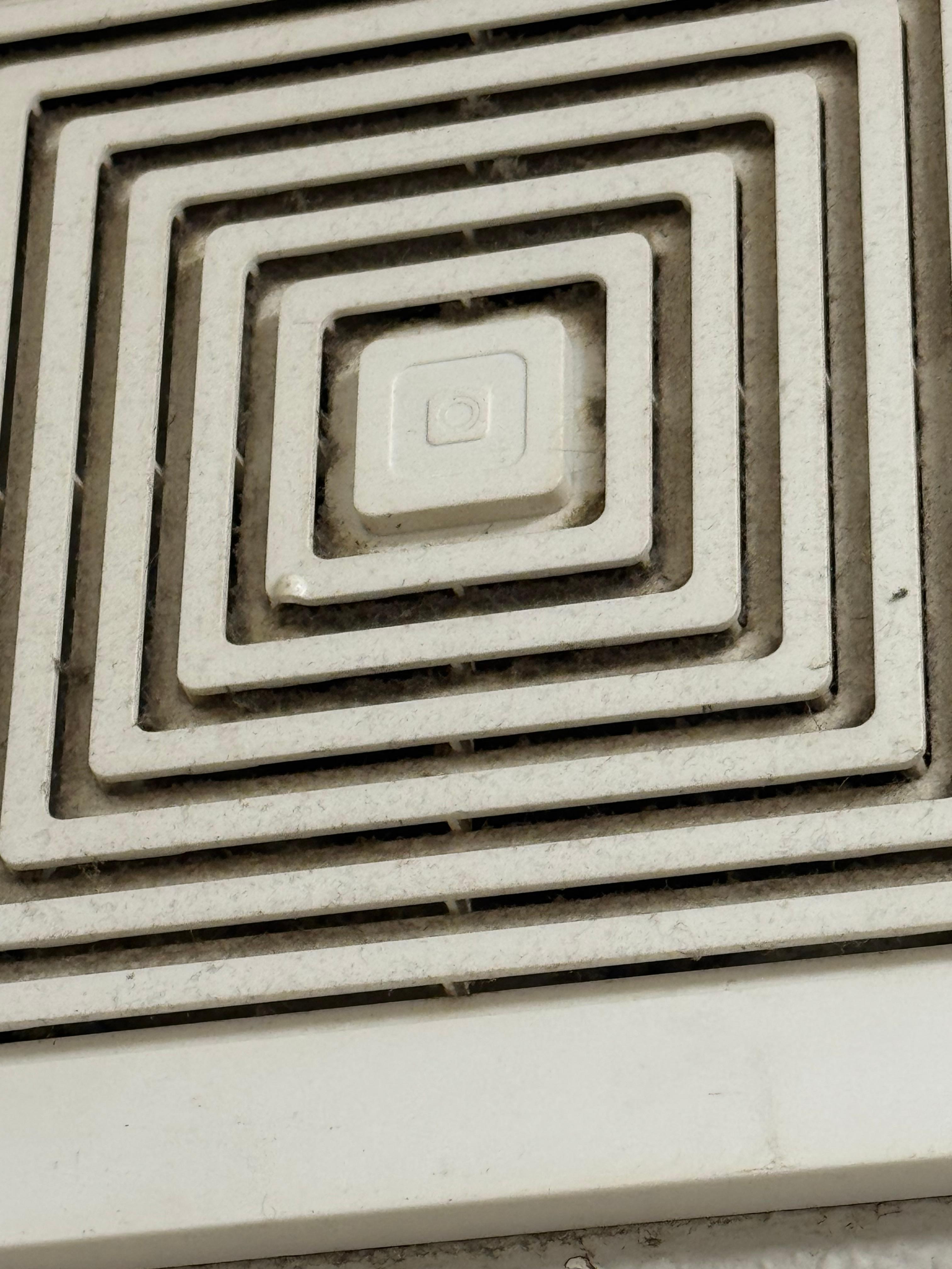 Exhaust in bathroom never cleaned 