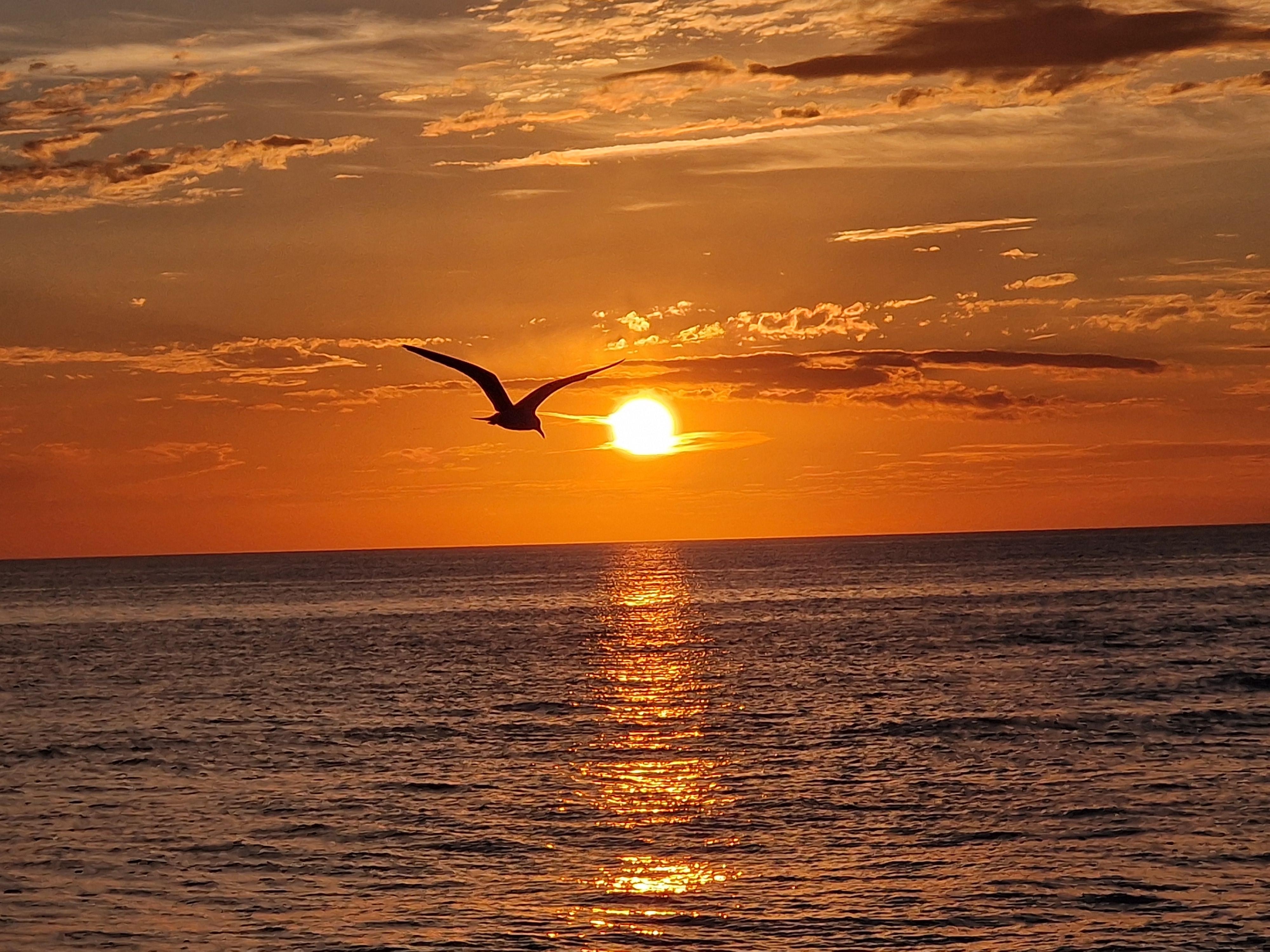 Sunset at Turtle Beach.