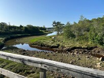 View at low tide.