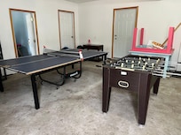 Garage interior and activities