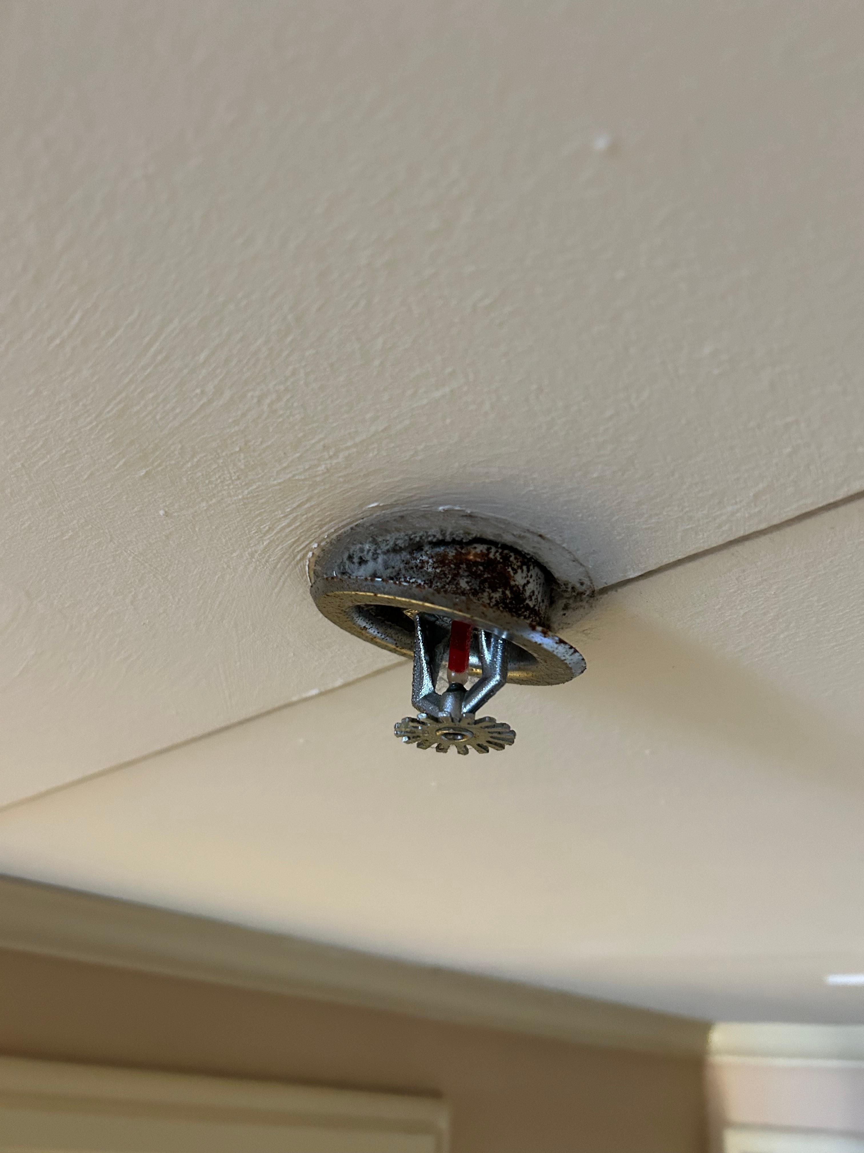 Juste en haut de l’entrée de notre chambre 