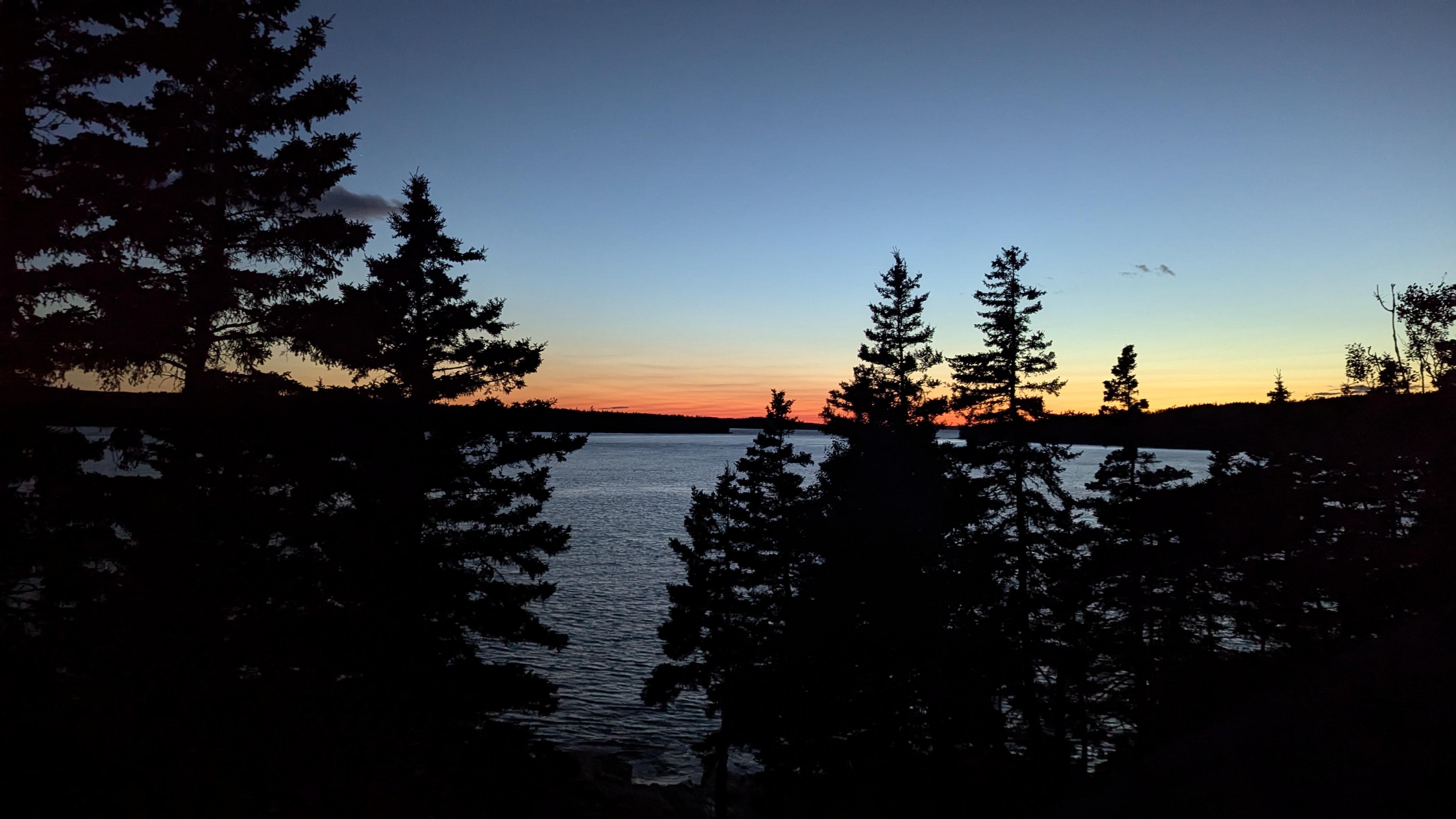 Night sky balcony view 