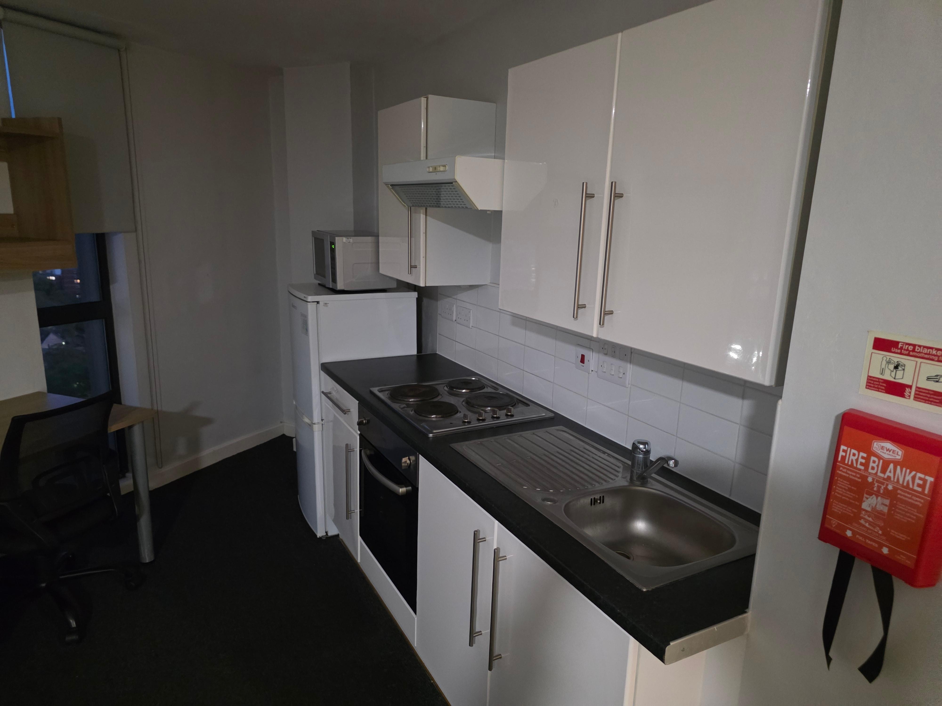 studying and kitchen part