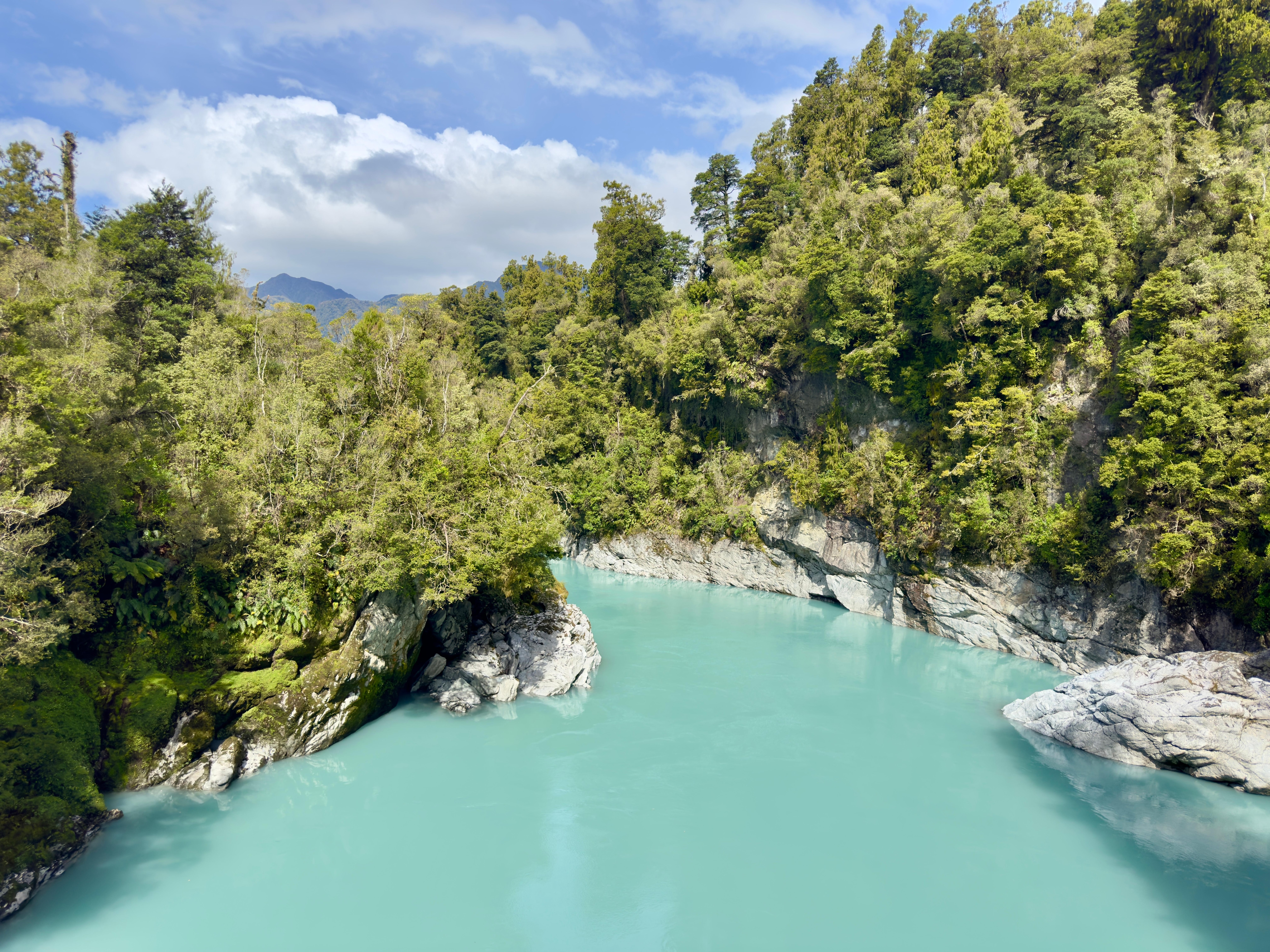 Nearby Hokitika Gorge was simply stunning 