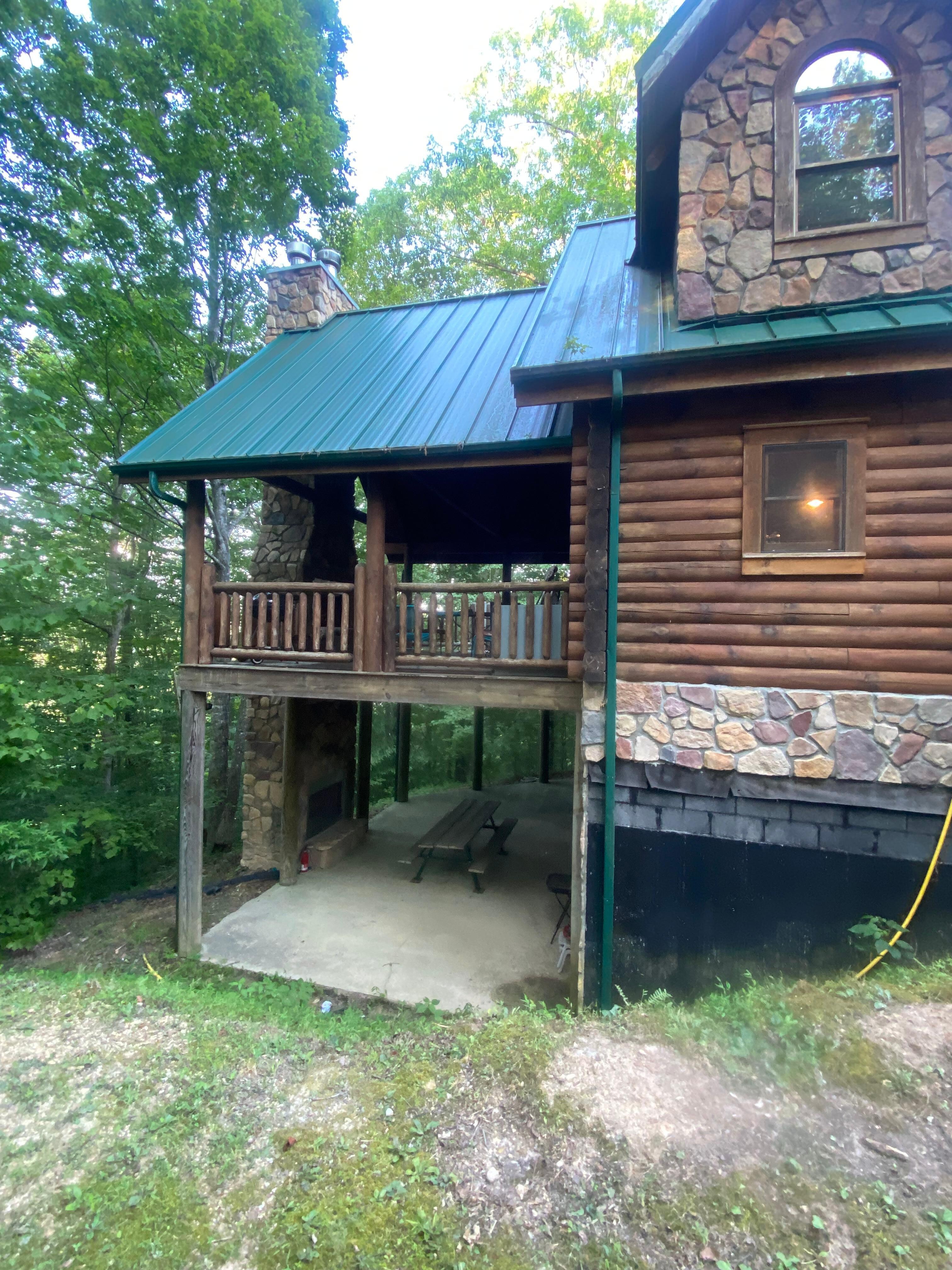 Side view of the cabin