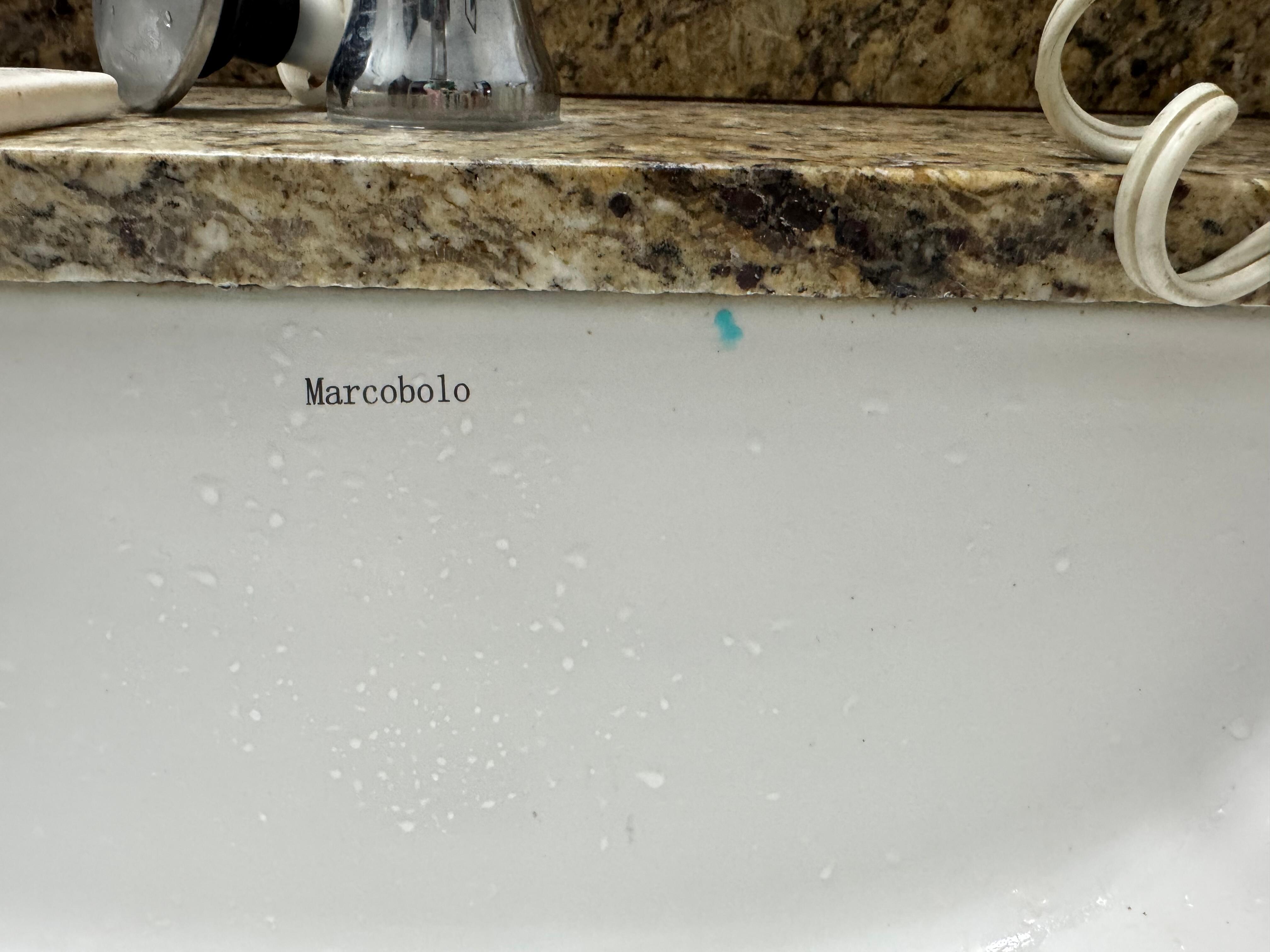 Toothpaste in sink
