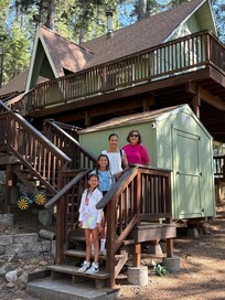 With our grand daughters