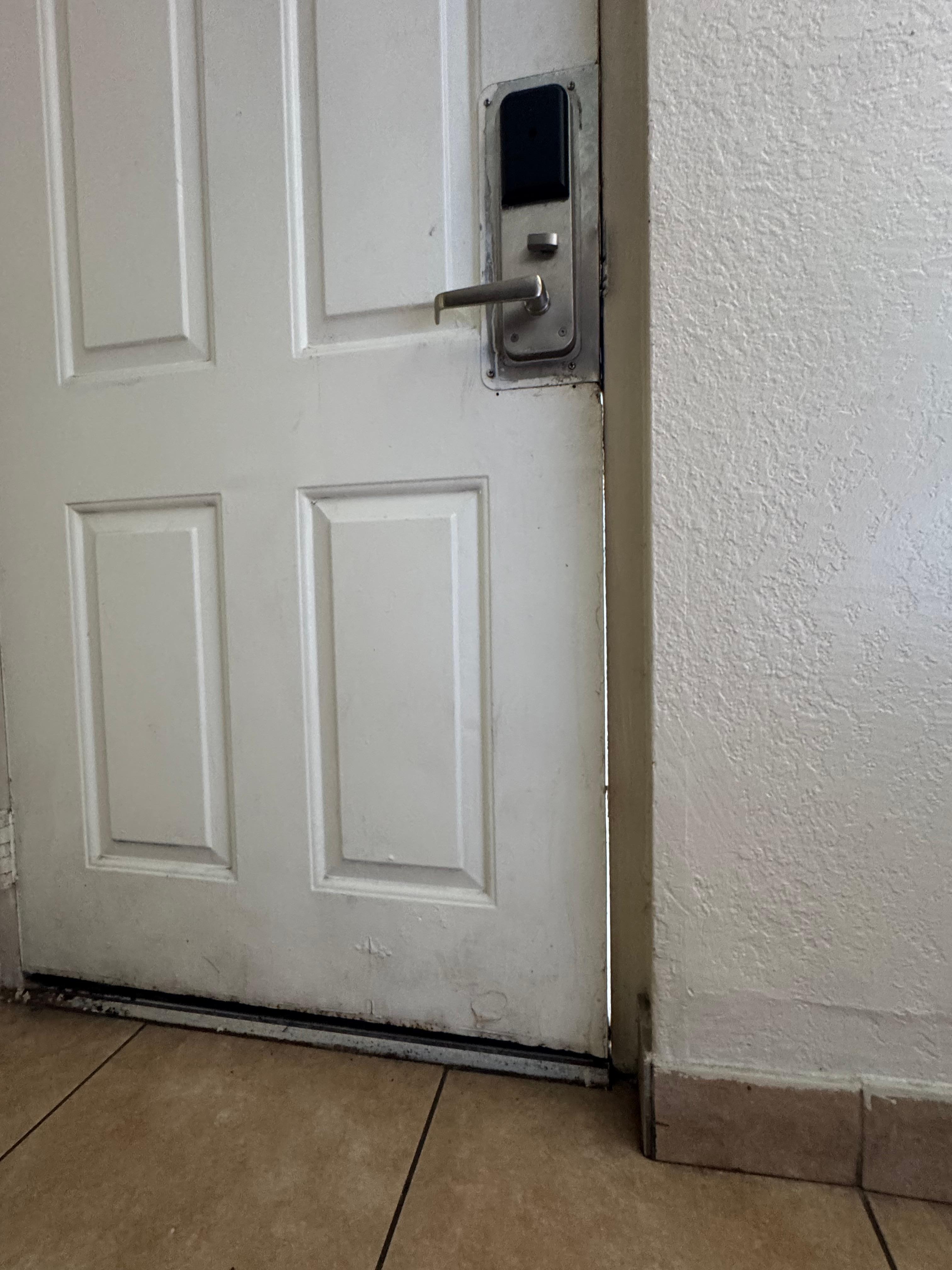 Door wouldn’t close properly 