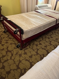 Nasty roll away. No one in their right mind would sleep on it