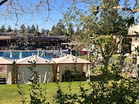 Pool and cabana area