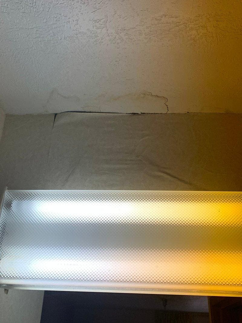 Water damage w/ the start of mold 