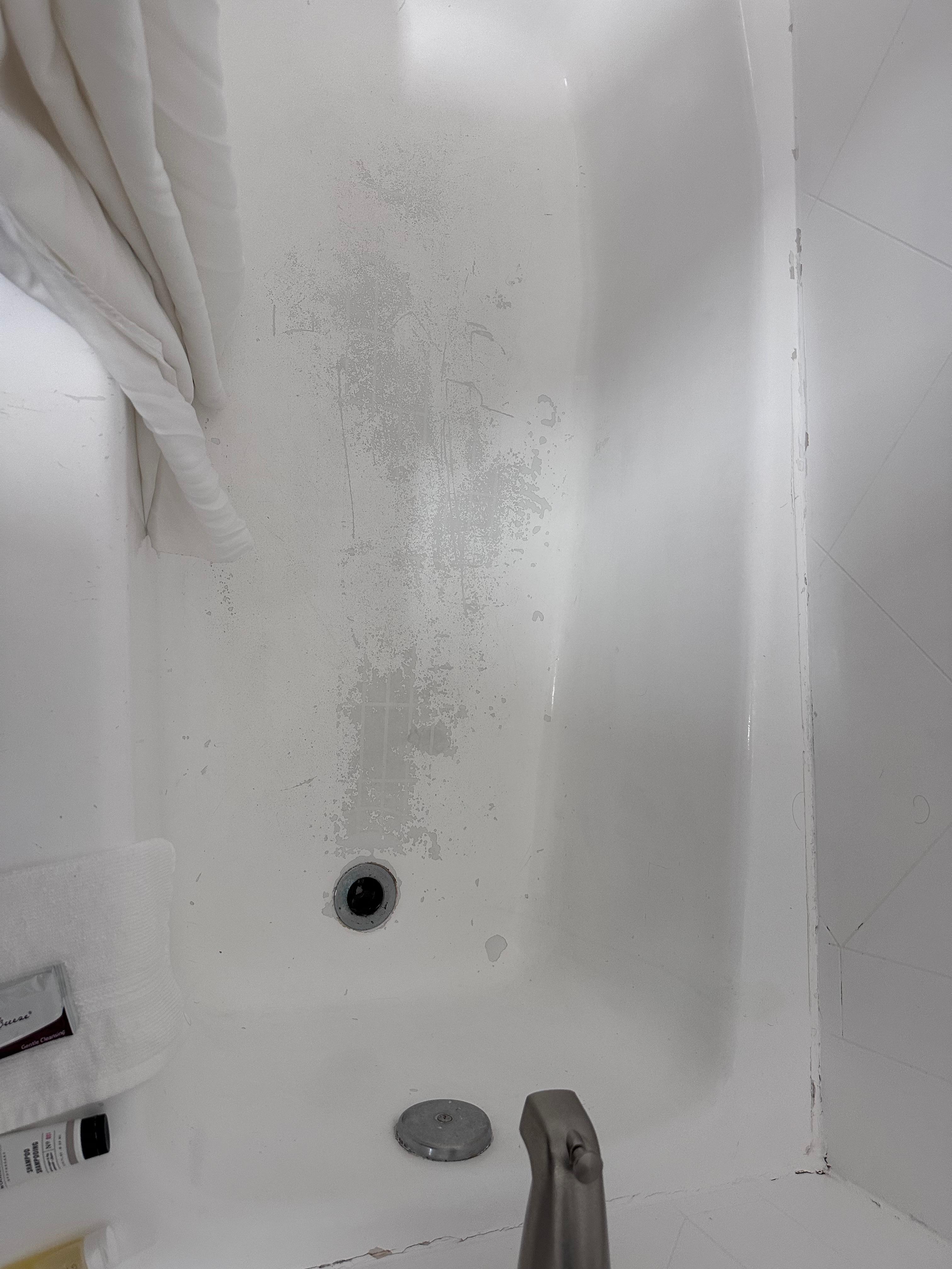 Paint worn off in shower/tub